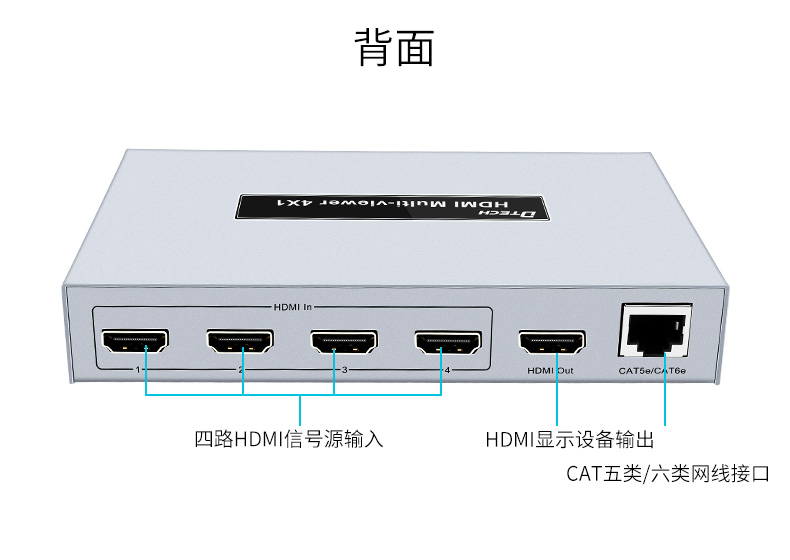 DTECH帝特DT-7056B HDMI分屏器評測 高效搬磚的秘密武器